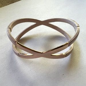 Eva Fehren x J. Crew Shorty Bracelet Rose Gold with Pale Pink